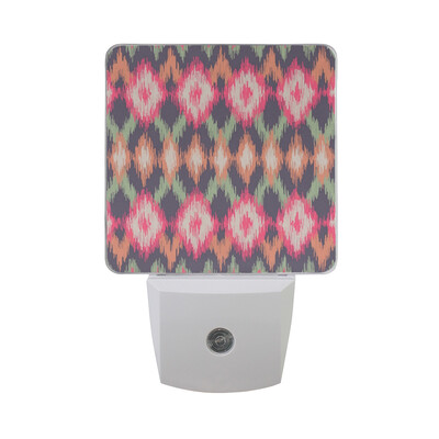 

ALAZA LED Night Light With Smart Dusk To Dawn SensorBlue Stripes Plug In Night Light