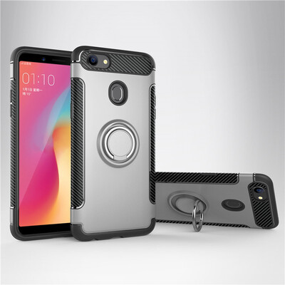 

Fivice OPPO F5A73 case PC metal ring shell magnetic car bracket TPU phone case