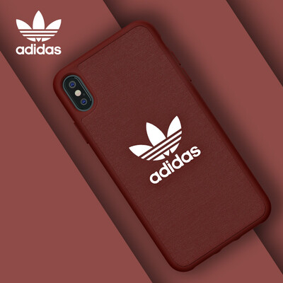 

Adidas new Apple iPhone Xs Max 65-inch mobile phone case protective sleeve fashion clover classic series anti-fall all-inclusive PU green