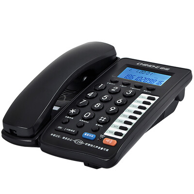 

Sino-CHIN CHINO-E C199 can be sub-extension free battery a key dial-up telephone base machine office home landline telephone fixed telephone landline black