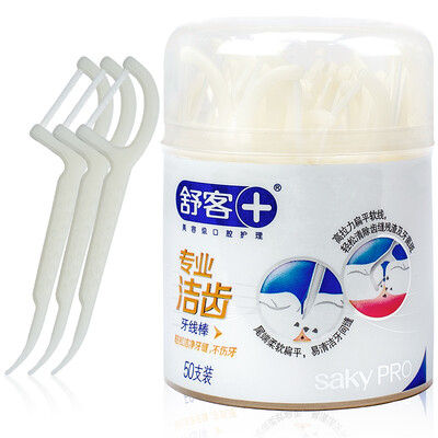 

Saky Flat Dental Floss Sticks 50 pieces