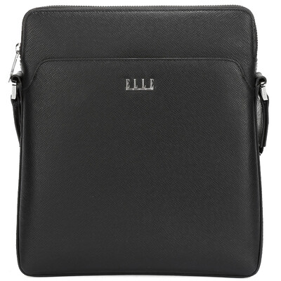 

ELLE HOMME Bunny Men&39s Handbag Men&39s Business Briefcase Fashion Casual Cowboy Shoulder Bag Black E682860140