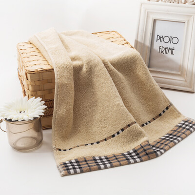 

【Jingdong Supermarket】 Fu Li Jie jade towel home textile cotton Edinburgh Imagine strong absorbent adult plain bath towel 68 * 138cm blue