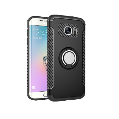 

Fivice Samsung Galaxy S7 edge case PC metal ring shell magnetic car bracket TPU phone case