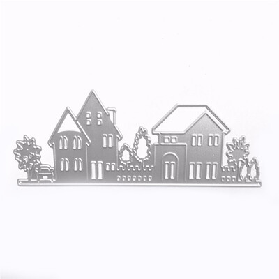 

UpperX House Style Embossing Cutting Dies Stencil Stamps For Diy Scrapbooking Die metal Emboss Folders Paper Card