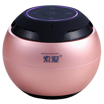 

Sony Ericsson S-35 Bluetooth Speaker Wireless PC Subwoofer Audio Player Car Player Outdoor Portable Card Mini Sonic Rose Gold