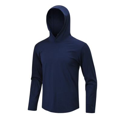 

Cap Hoodie Compression Fitness T-Shirt Gym Sportswear Men Running Leisure time Jacket