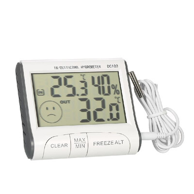 

Digital LCD Thermometer Hygrometer Weather Station Meter wExternal Sensor I9O7