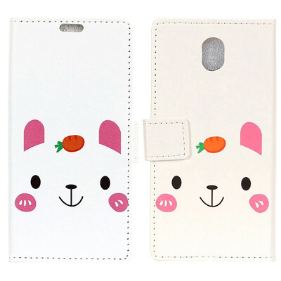 

MOONCASE Wiko Sunny 3 Mini Painted Leather Case - Radish Rabbit