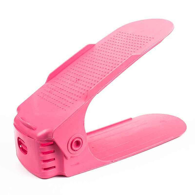 

1PC Shop Display Shoes Rack Housekeeping Space-Saving Plastic Rack Storage Multi-Colored Organizers Drop Shipping