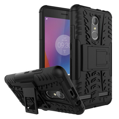 

Fivice Lenovo K6K6 Power Case TPU anti-fall tire pattern back clip bracket phone case