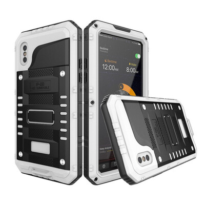 

Defender Armor Phone Case for iPhoneX Hard PC Shockproof Diving Waterproof Cover for iPhone8 7 6s Plus Four Defenses Back cover