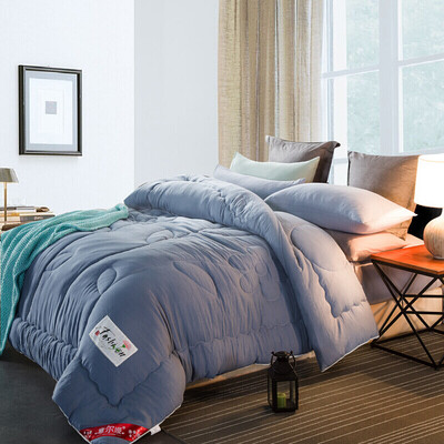 

Yier quilt quilt home textile washing quilt core patch printing feather velvet warm winter is 223 meters - 6 kg dark gray