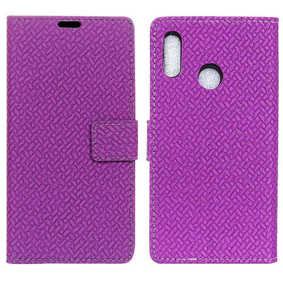 

MOONCASE Millet Mi A2 Lite Red Rice 6 Pro Woven Leather Case - Purple