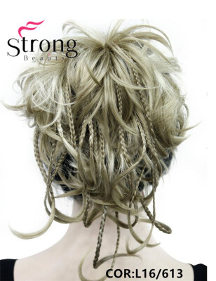 

StrongBeauty 12 Inch Adjustable Messy Style Ponytail Hair Extension Synthetic Hair-Piece with Jaw Claw COLOUR CHOICES