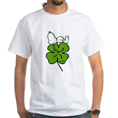 

CafePress - Snoopy&Clover - 100 Cotton T-Shirt White