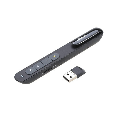 

24GHz Wireless PowerPoint Clicker Remote Controller Flip Pen Pointer Handheld PPT Presenter Unibody 10m Controlling Range Support