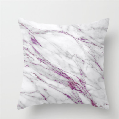 

Marble Square Home Decorative Throw Pillow Case Car Sofa Waist Cushion Box Cover
