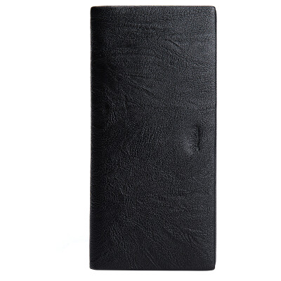 

Goldlion new mens wallet casual business wallet fashion mens ticket holder long black A721004-111