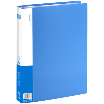 

Comix EA60 A4 60 pages of brochures inscribed pages of blue single loaded