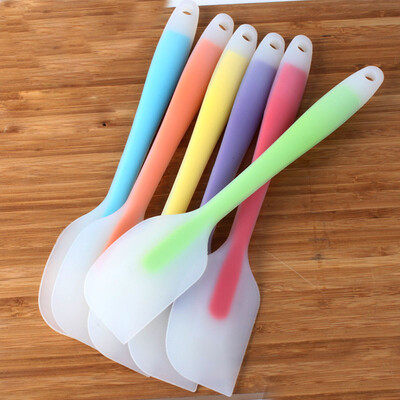 

6pcs/lot Silicone Spatula Cake Scraper temperature Bakeware Tool
