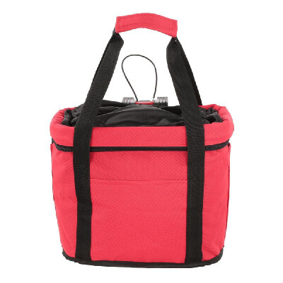 

Bicycle Basket Detachable Cycling Bike Handlebar Front Carrier Bag Pet Carrier Aluminum Alloy Frame