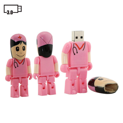 

4G 8G 16GB 32GB 64GB 128GB Nurse Doctor Model USB 30 Drive USB Flash Drive Pen Drive Flash Disk Memory Stick U Disk USB 30 Stick