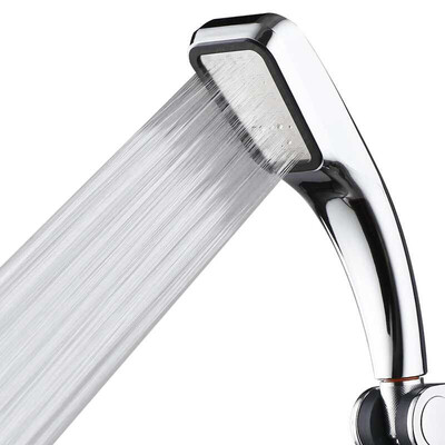 

High pressure shower chrome plate panel reasonable water-saving square bathroom 300 hole supercharged shower head