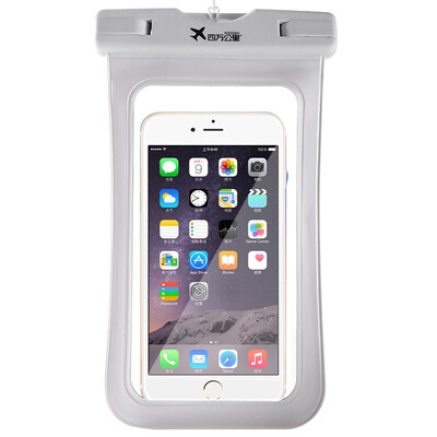 

Four thousand kilometers of mobile phone waterproof bag diving sets can touch screen to increase the sealed universal travel underwater can take pictures with lanyard white SW4003