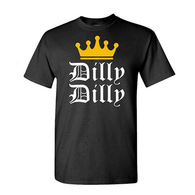 

Dilly Dilly - Funny Beer King Light Joke - Mens Cotton T-Shirt