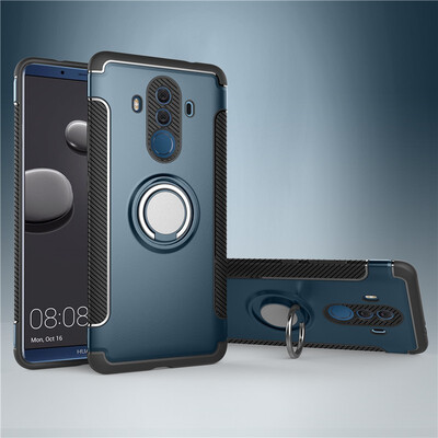 

Fivice Huawei Mate 10 Pro case PC metal ring shell magnetic car bracket TPU phone case