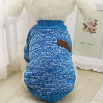 

New pet clothes dog clothes Sweater two feet Teddy autumn&winter keep warm Four legged dog clothing