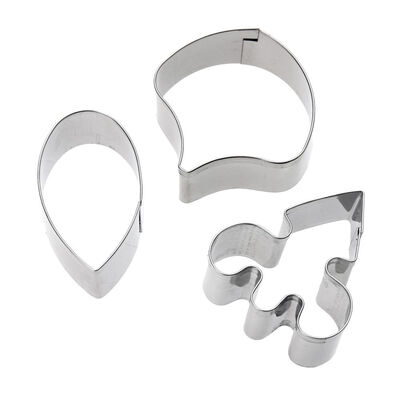 

UpperX 3pcsset Butterfly Orchid Flower Petal Fondant Cake Mold Stainless steel Cookies Cutter Tools Baking Decoration Supplies