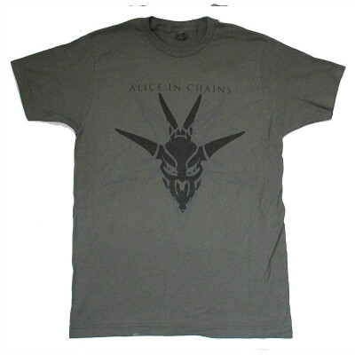 

Alice in Chains Demon Skull Image Grey T-Shirt