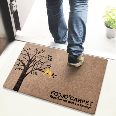 

Jingdong Supermarket rich home FOOJO can be cut non-slip mats mat mat mat mat 50 80cm coffee plant