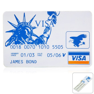 

Credit Card Lock Pick Set for Locksmith Learner Hobbyist Stainless Steel