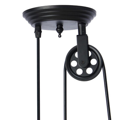 

YouOKLight E27 Nordic Vintage Pendant Light Loft Pulley Lift Droplight AC 85V - 265V
