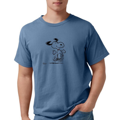 

CafePress Snoopy - Dancing Dog Mens Comfort Colors Shirt