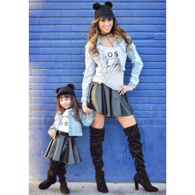 

1-6Years Toddler Kids Girls Summer T-shirtShort Skirts Mini Dress Party Outfits