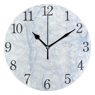 

Wall Clock Arabic Numerals Design Light Abstract Technology Texture Round