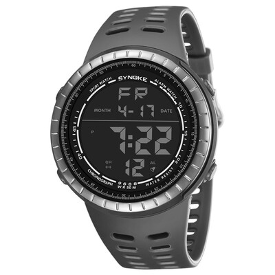 

New outdoor fashion luminous sports electronic watch student simple large dial electronic watch