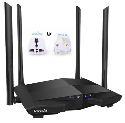 

Tenda AC10 1200Mbps Wireless Wifi Router Dual band 24G5G 1 WAN3 LAN Gigabit Port 80211AC 1GHz CPU 128 DDR3 Smart App Manage