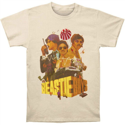 

Beastie Boys Mens Criterion Design On Natural T-Shirt Natural