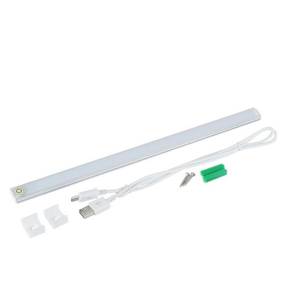 

USB 30CM 6W 5V LED Rigid Strip Hard Bar Light Tube Touch Switch LED Strip Lamp