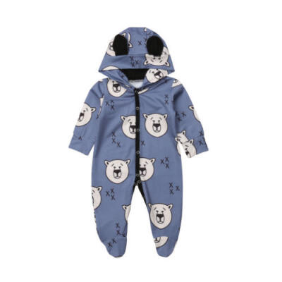 

Newborn Baby Boys Girls Cartoon 3D Ear Romper Bodysuit Jumpsuit Outfits Clothes