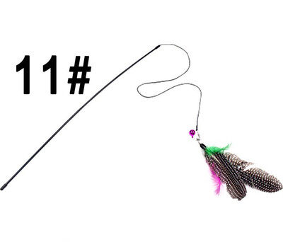 

High Quality Pet Cat Toy Newly Design Bird Feather Plush Plastic Toy for Cats Cat Catcher Teaser Toy