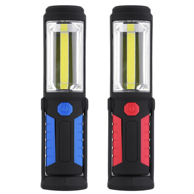 

1 LED 1 COB Outdoor Fishing Light Magnetic Work Hand Lamp Emergency Torch