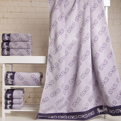 

Jinhe home towel home textiles Qin Dynasty bath towel purple JH07-43B a