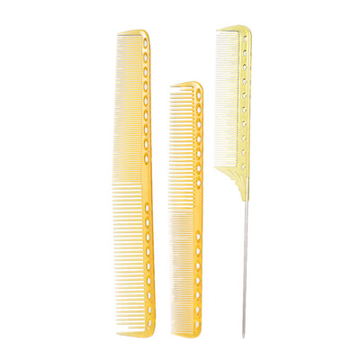 

3Pcs Salon Hair Comb Hairdresser Cut Comb Kit Plastic Hair Cutting Comb Professional Barber Hairdressing Comb