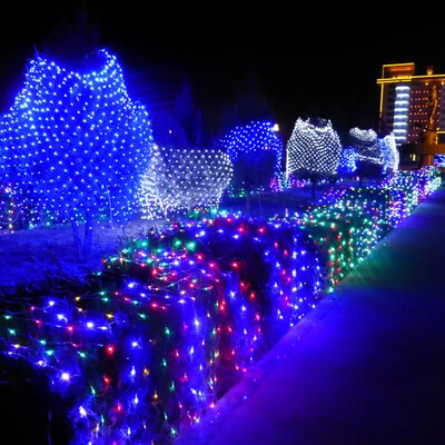 

15Mx15M LED Fishing Net Mesh Fairy String Net Lights Ceiling Christmas Party Wedding Outdoor Decoration Lamps